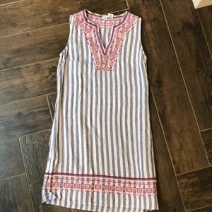 Linen dress/swim-cover up. Size XS.